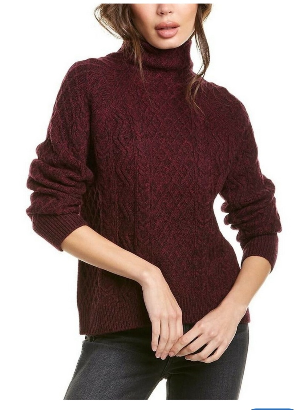 Vince Cable Knit turtleneck sweater size L